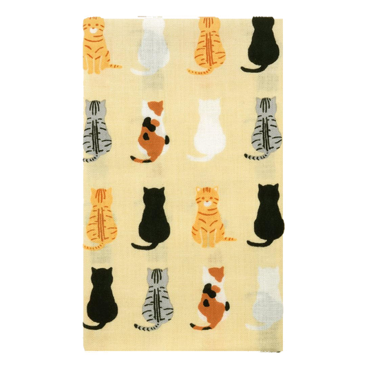 Hamamonyo Tenugui Towel - Sitting Cats