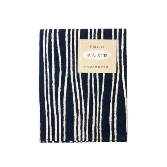 Tenugui Handkerchief - Vertical and Horizontal Stripes