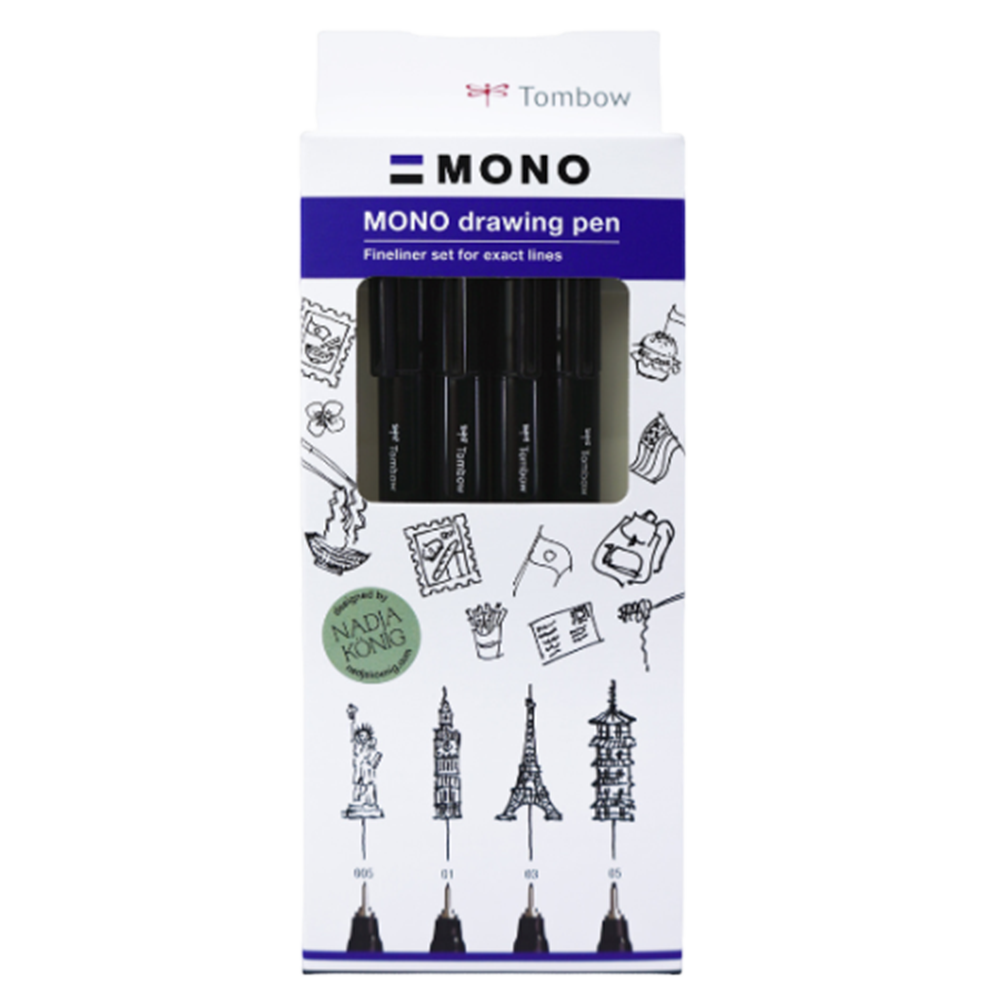 Tombow Mono Drawing Pen Fine Set