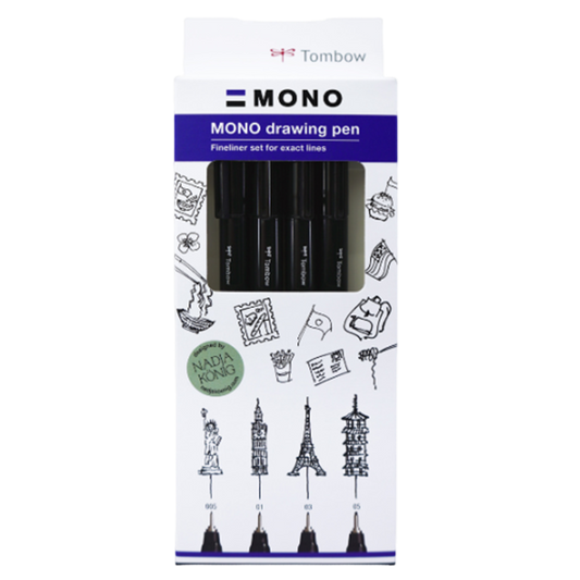 Tombow Mono Drawing Pen Fine Set