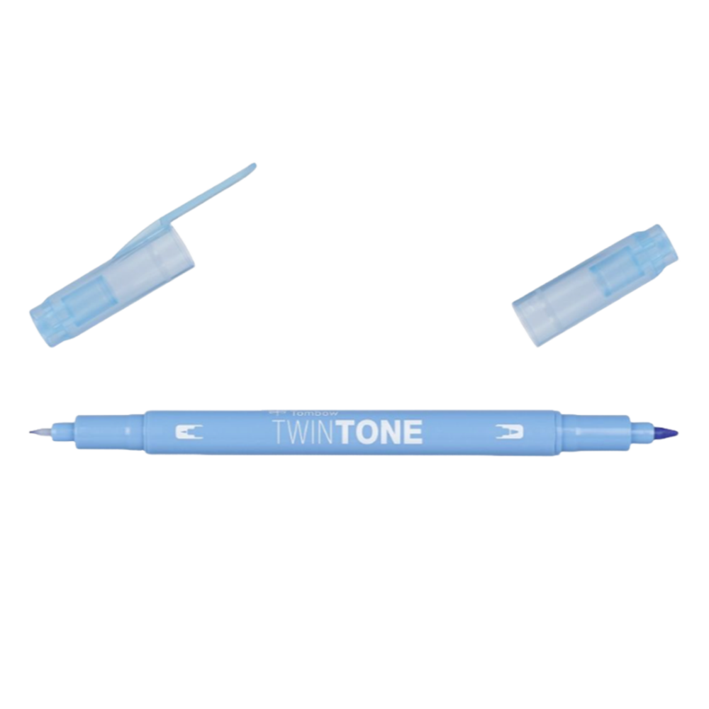 Tombow Twintone Saxe Blue