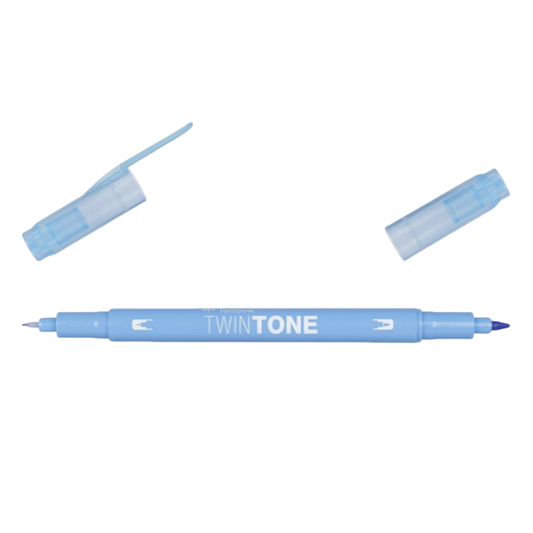 Tombow Twintone Saxe Blue