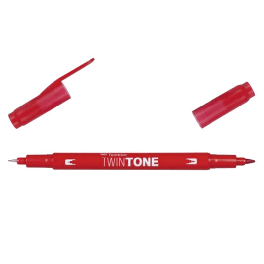 Tombow Twintone Red