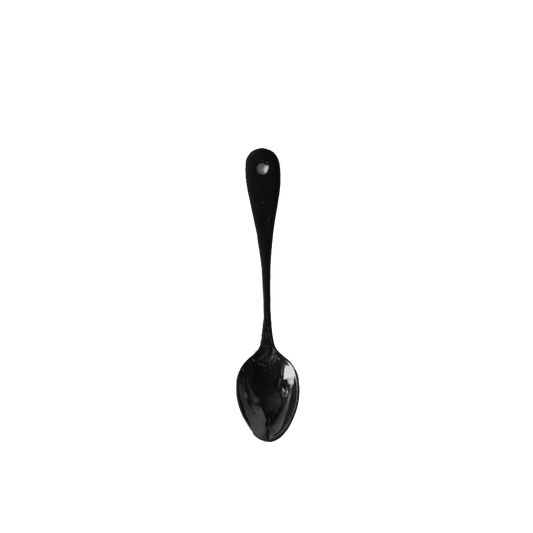 Tsubame Enamel Coffee Spoon Black