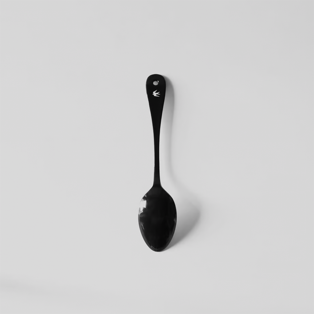 Tsubame Enamel Spoon Black