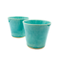 "Clean Sky" Turquoise Cups (Set of Two)