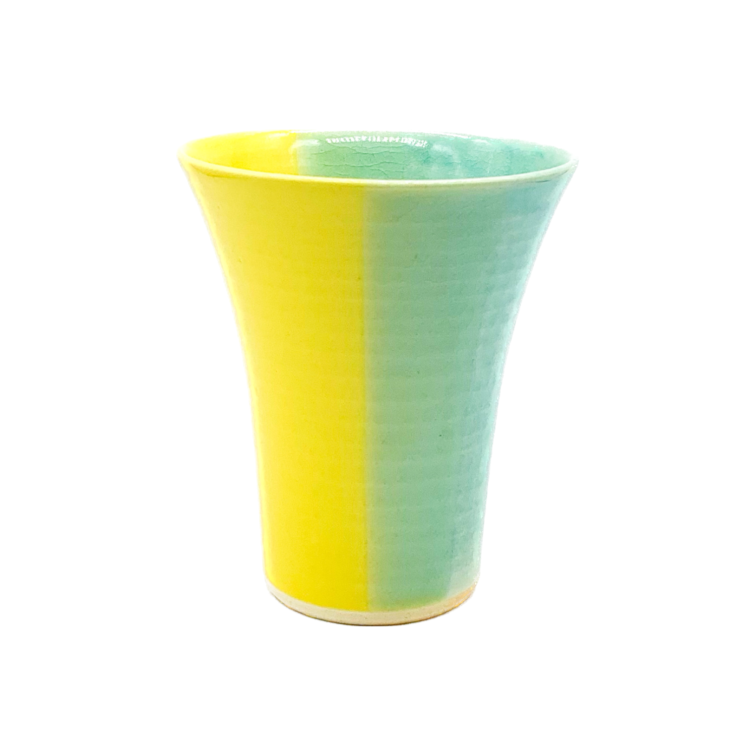 Round Cup - Yellow/Blue