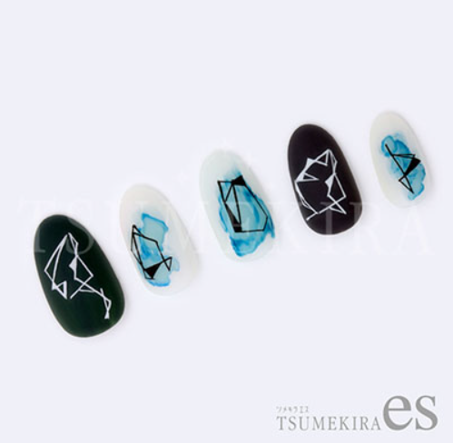 Nail Stickers - F/line black