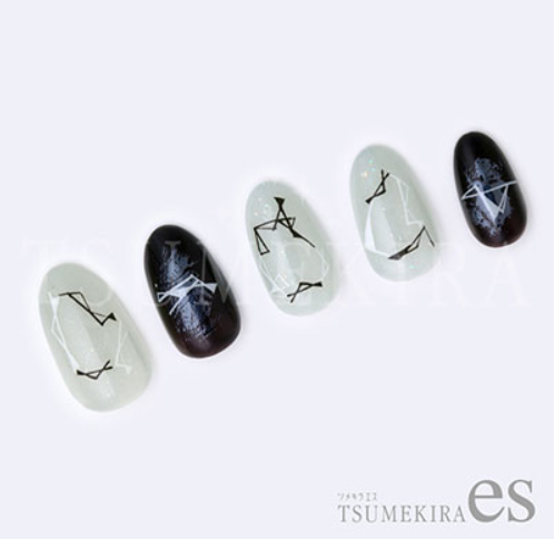 Nail Stickers - F/line black