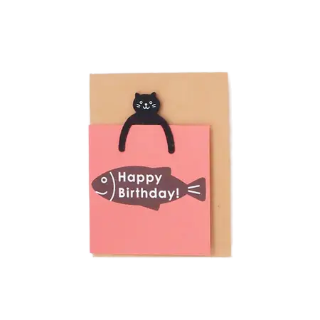 Clip & Card mini - Black Cat