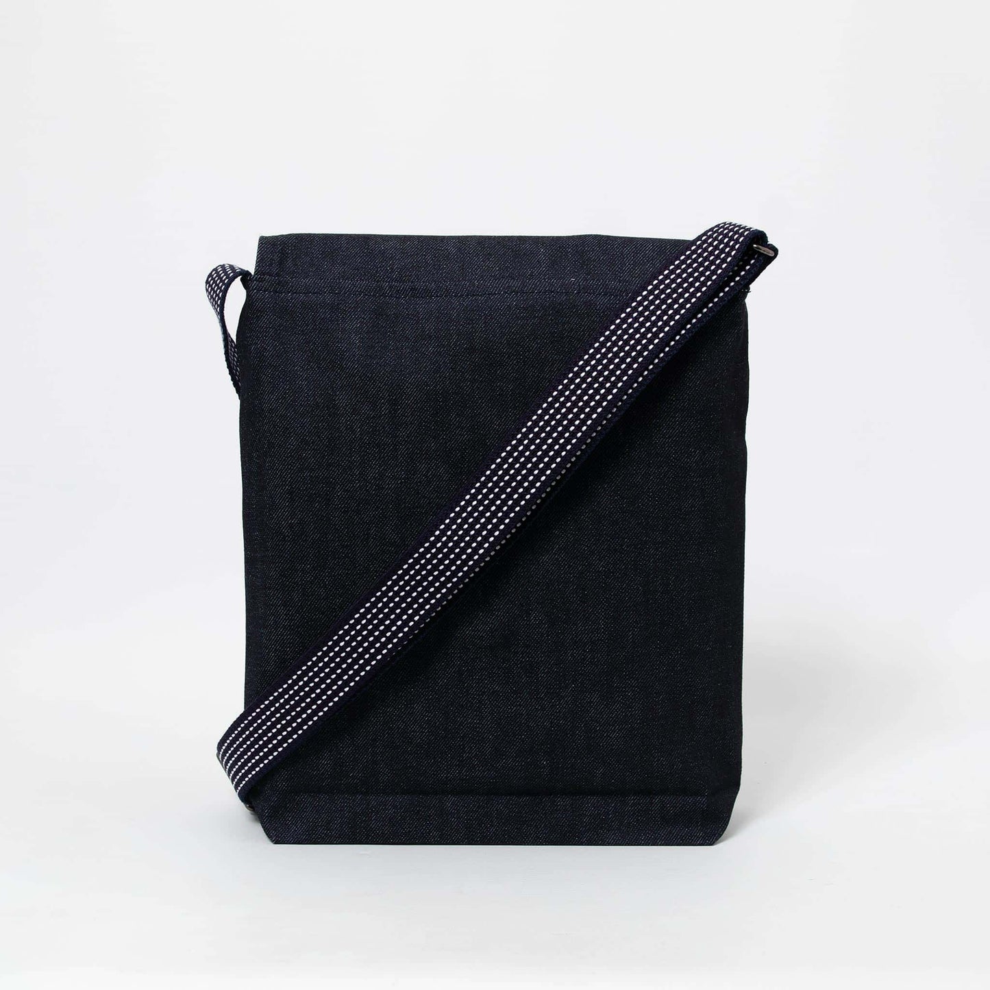 Kurashiki Denim Indigo Shoulder Bag - Mt Fuji