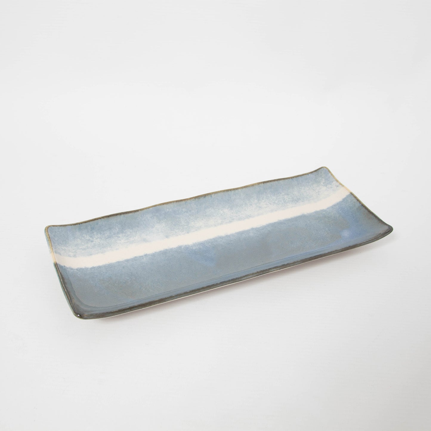 Rectangular Platter Blue Shades 27.5cm