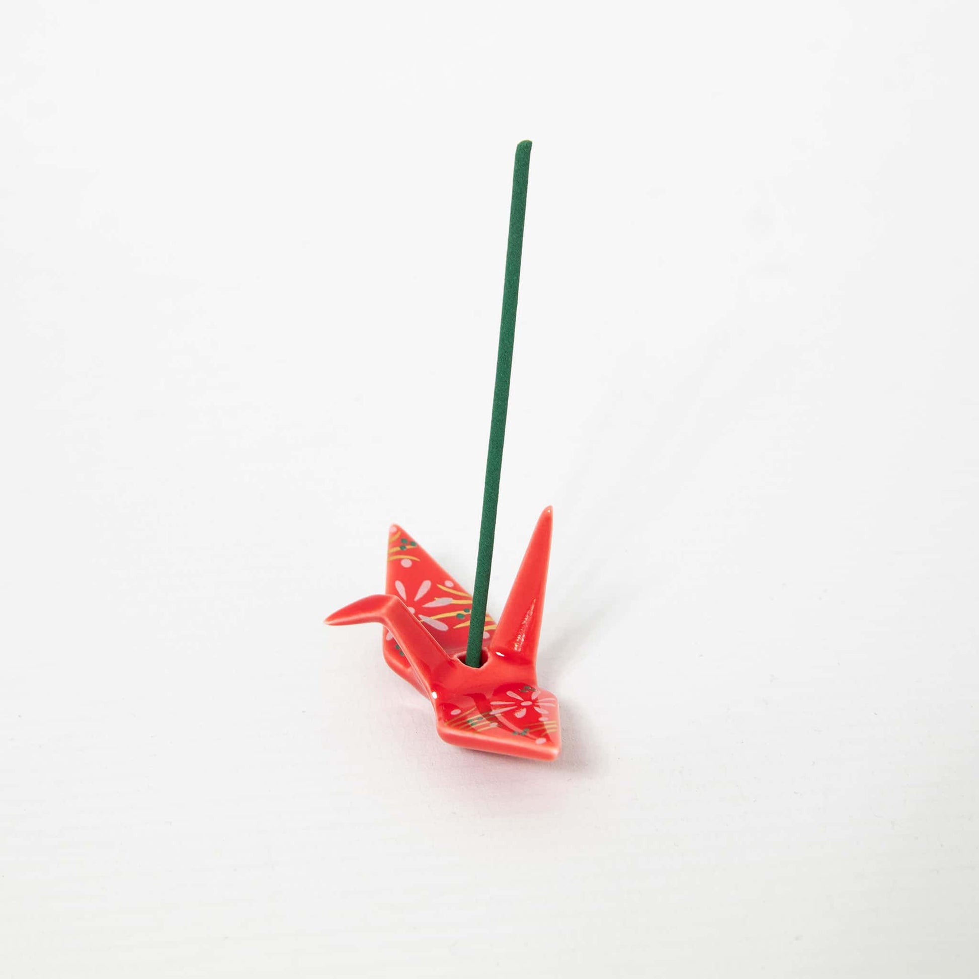 Incense Holder - Paper Crane Red