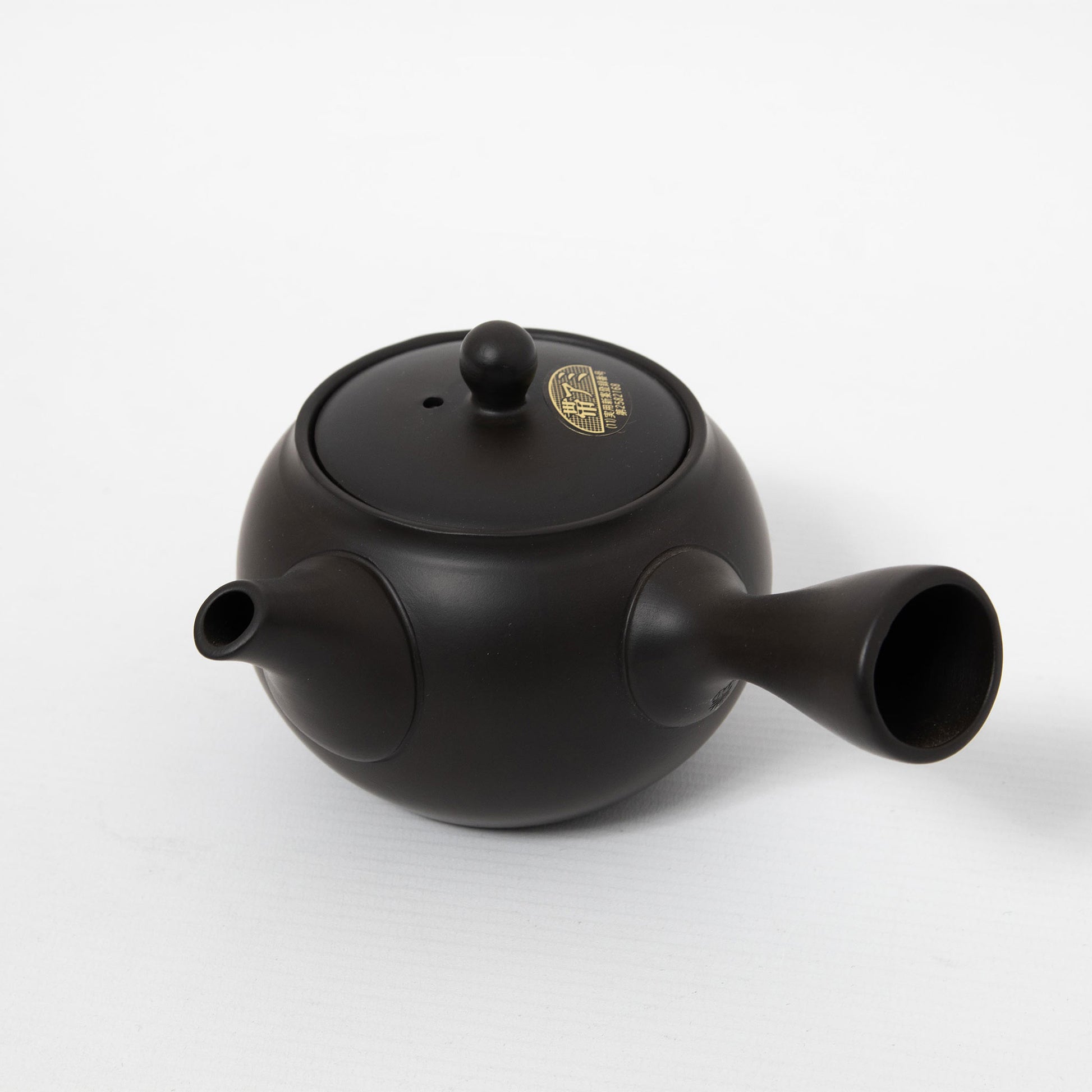 Kyusu-style Black Mud Teapot