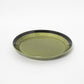 Side Plate Green/Brown 20.5cm