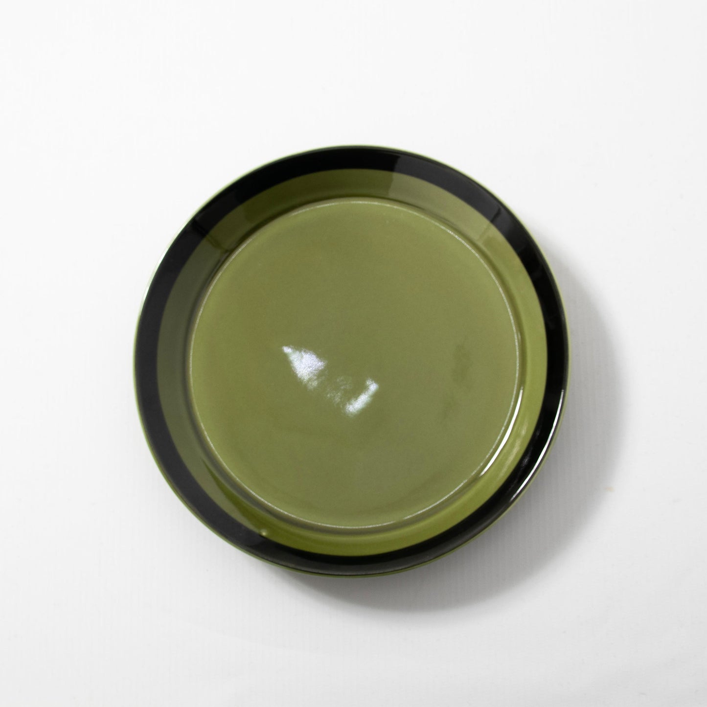 Side Plate Green/Brown 20.5cm