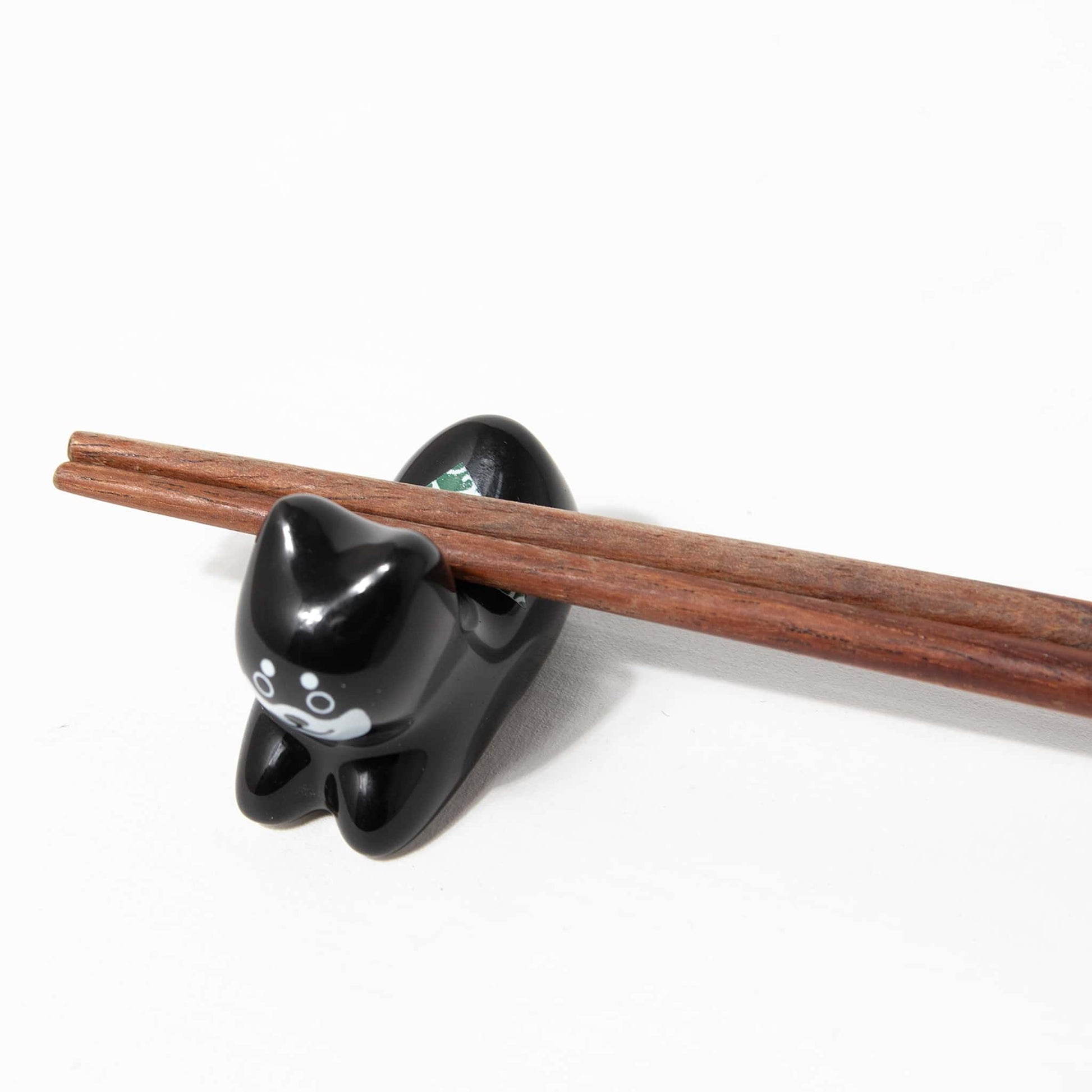 Chopstick Holder - Black Shiba