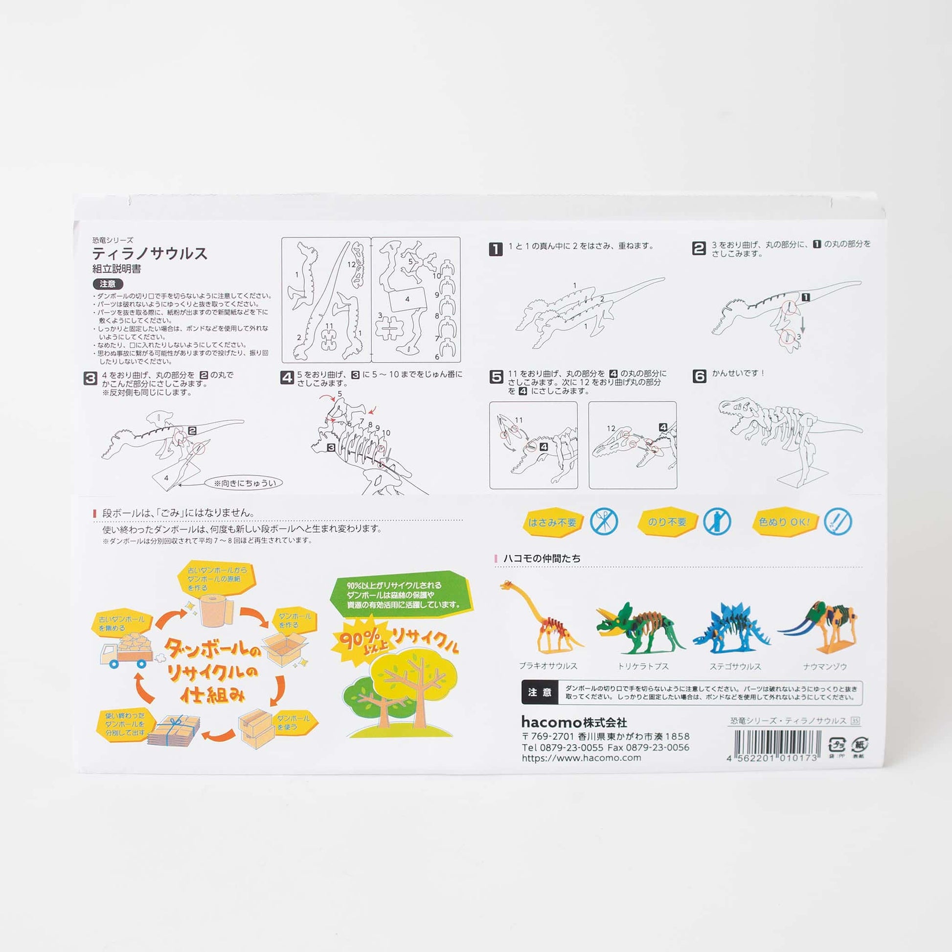 Cardboard Craft Kit - Tyrannosaurus