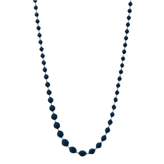 Necklace Sphere Plus 60 glitter - Navy Blue