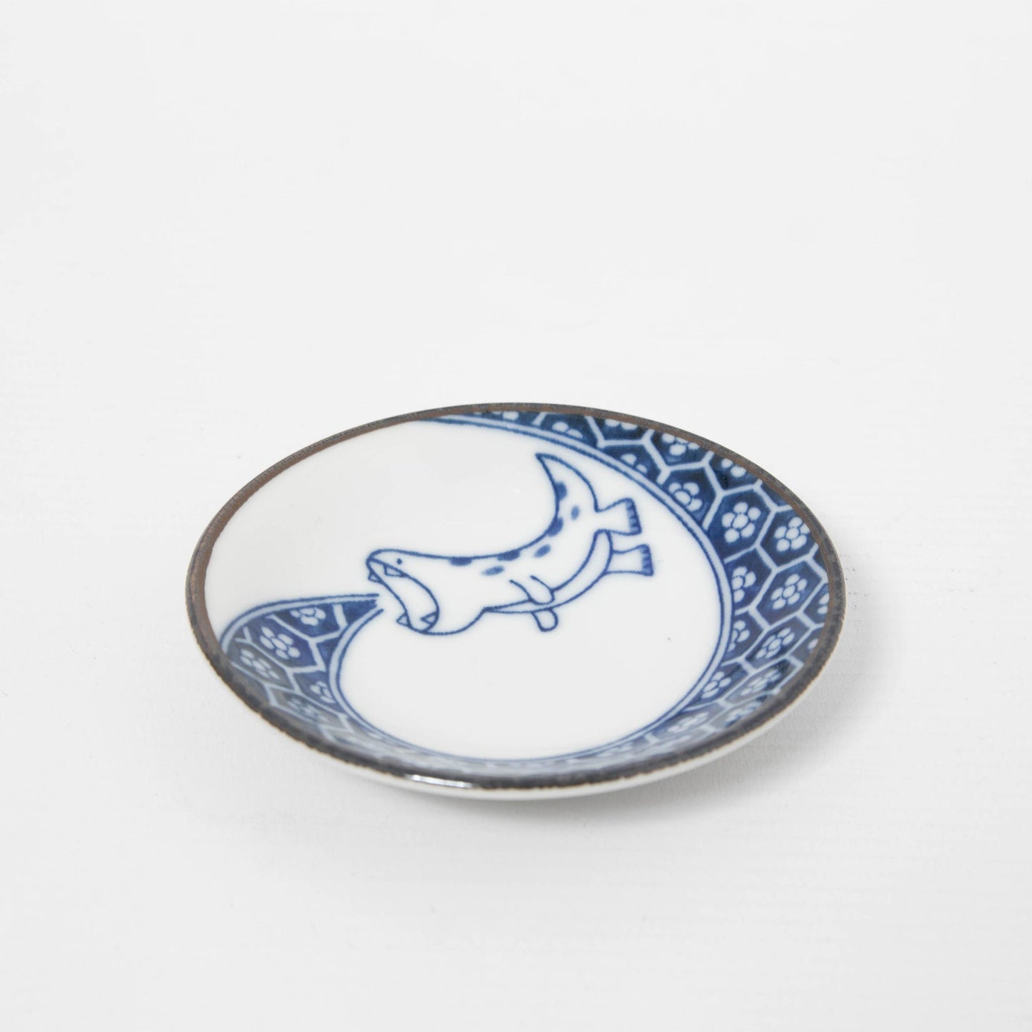 Small Plate Dinosaur Blue 9cm