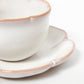 Flower Shaped Cup & Saucer (Set of Two)