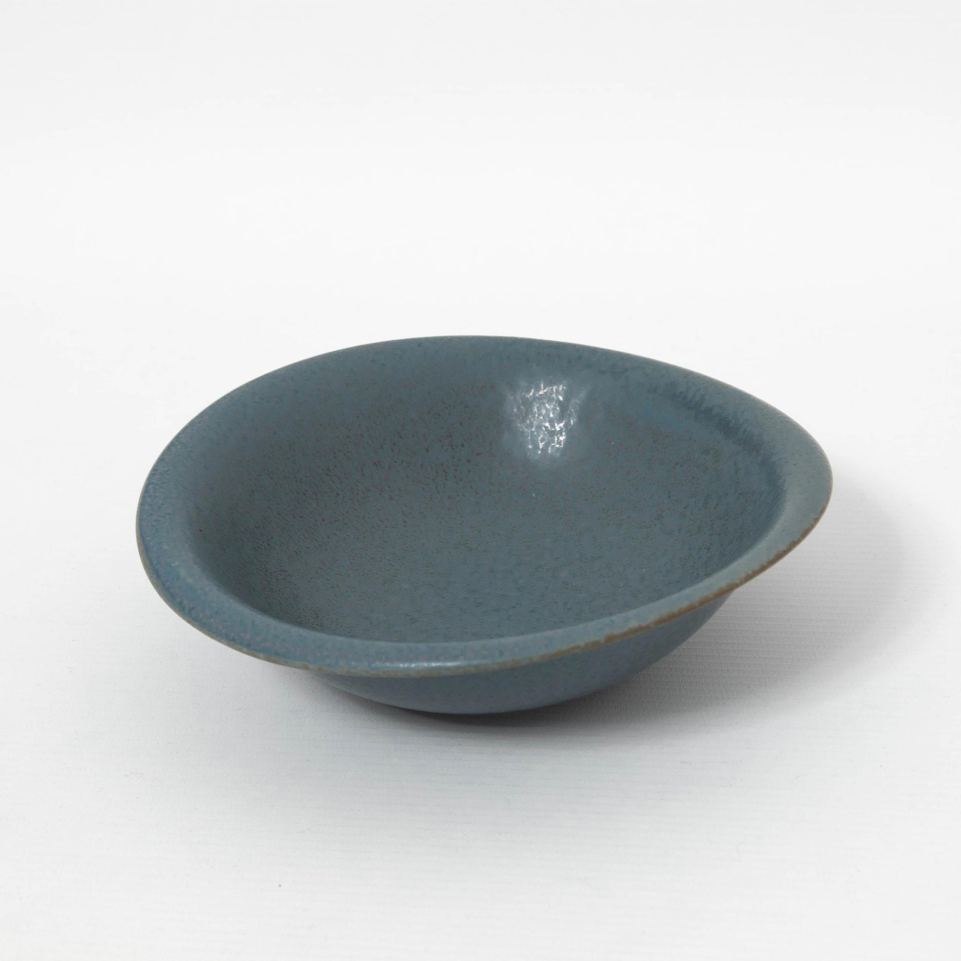 Flared Bowl Greige Blue 17cm