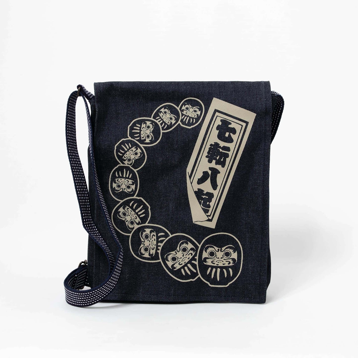 Kurashiki Denim Indigo Shoulder Bag - Daruma