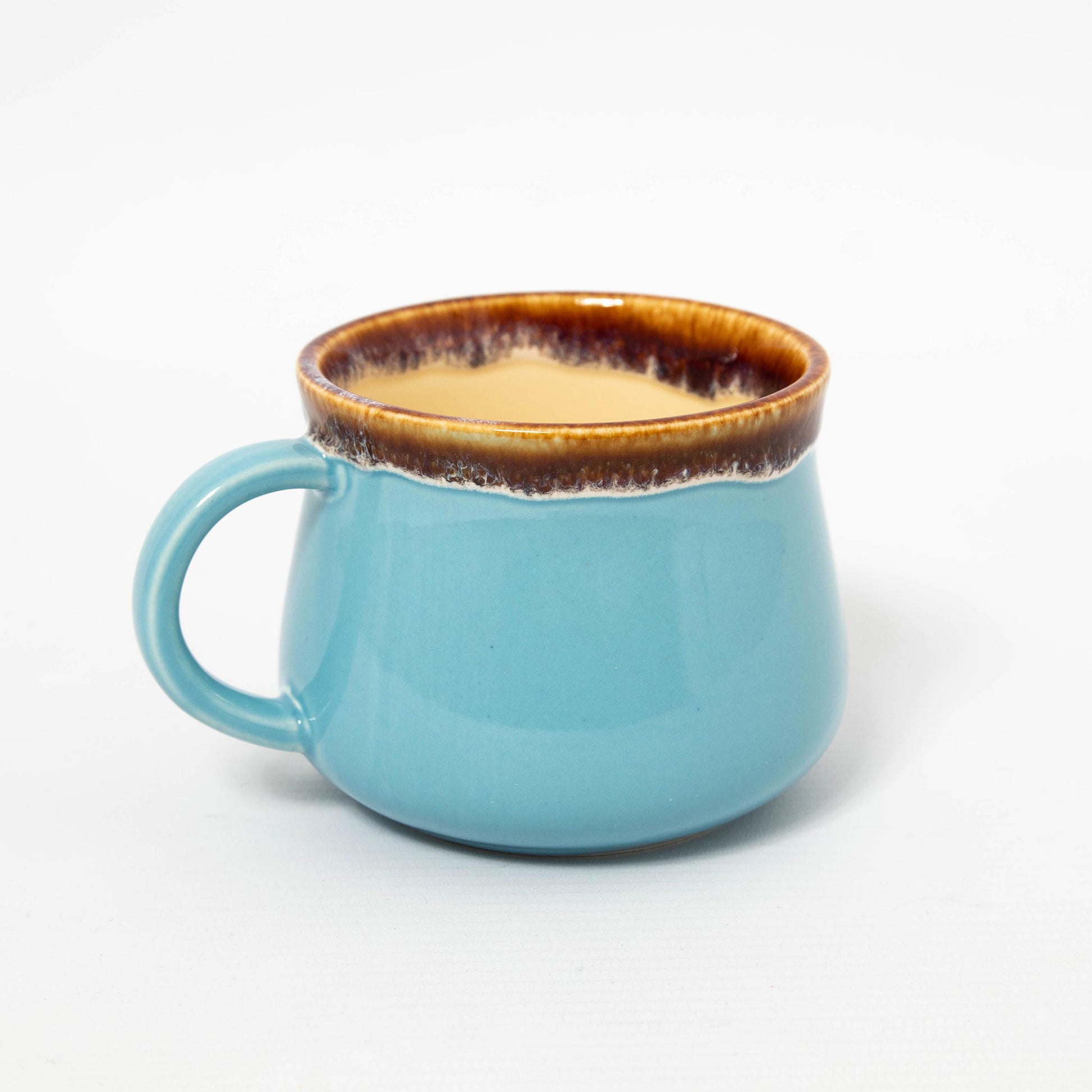 Cup with Spoon - Lake Blue