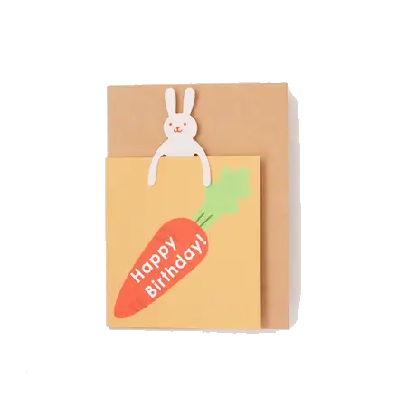Clip & Card mini - White Rabbit