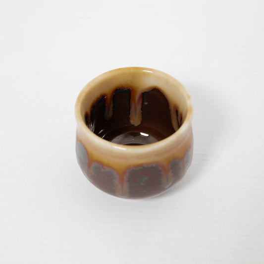 Sake Cup Yellow Glaze