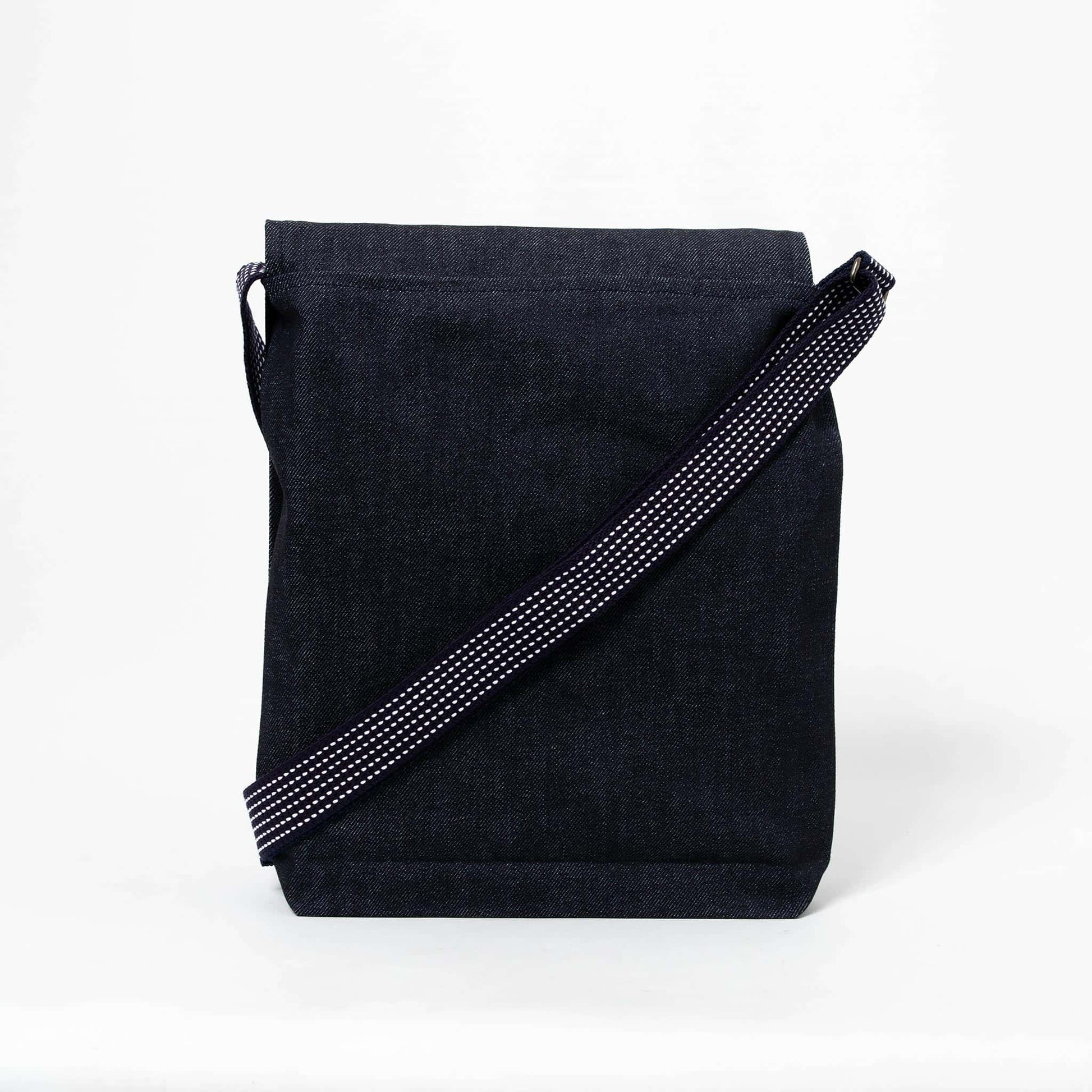 Kurashiki Denim Indigo Shoulder Bag - Daruma