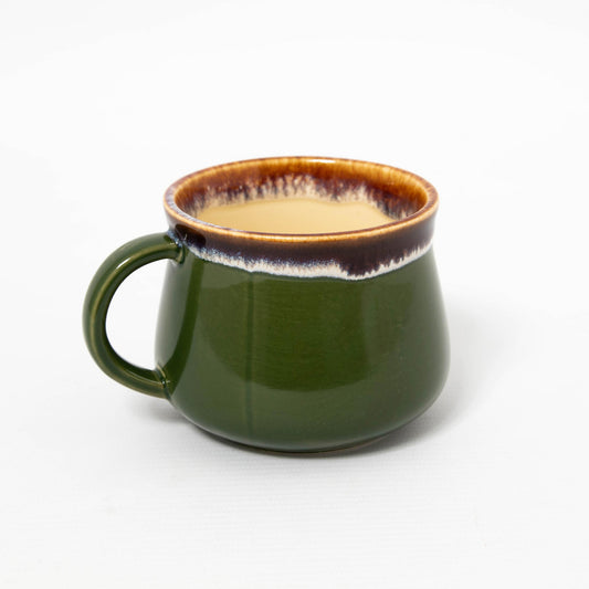 Cup with Spoon - Fir Tree Green