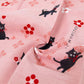 Tenugui Handkerchief - Cat's "Thank You" (Pink)