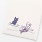 Notepad Memo Marble by POTTERING CAT