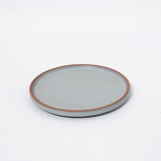 Flat Side Plate Grey 16.3cm