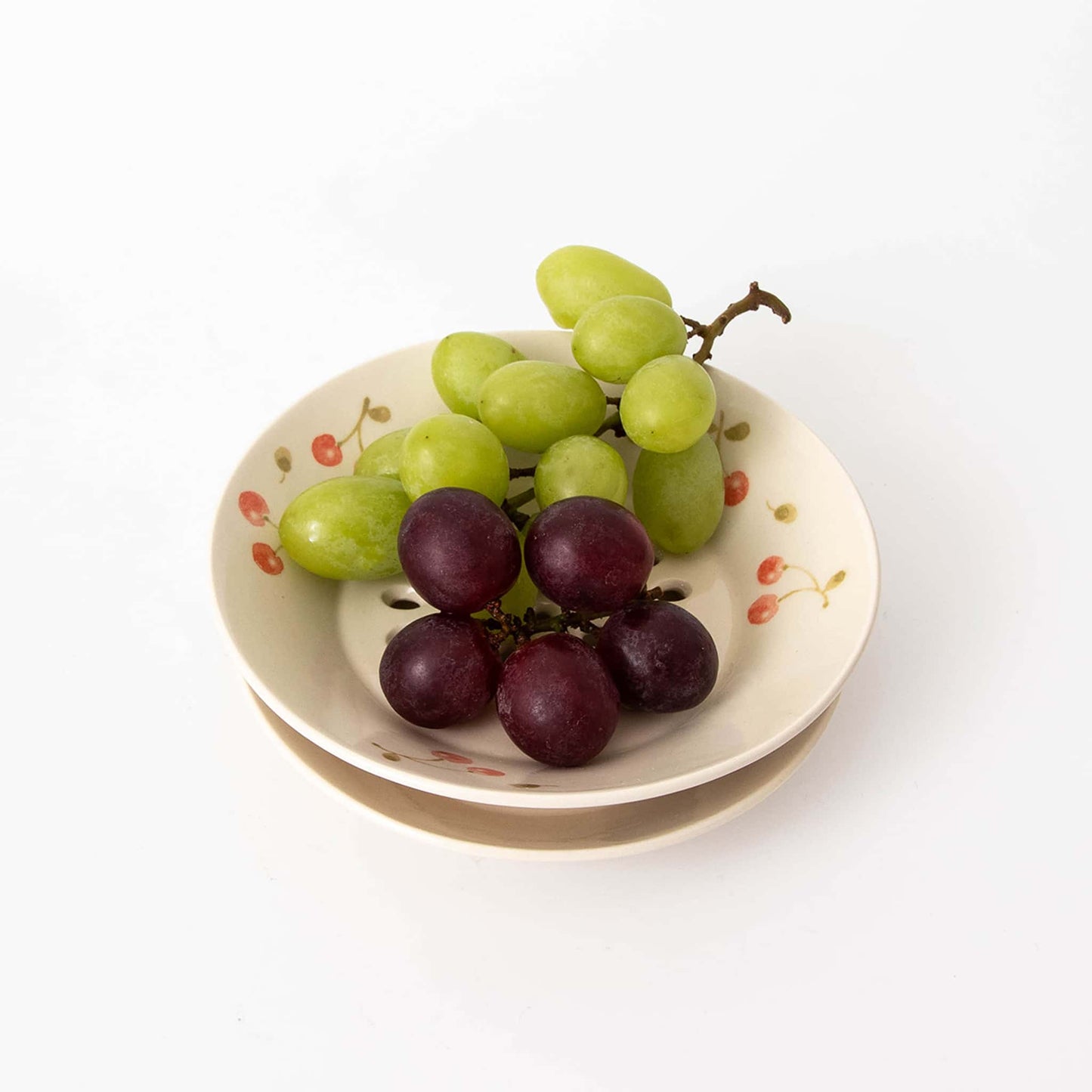 Colander with Plate - Cherry