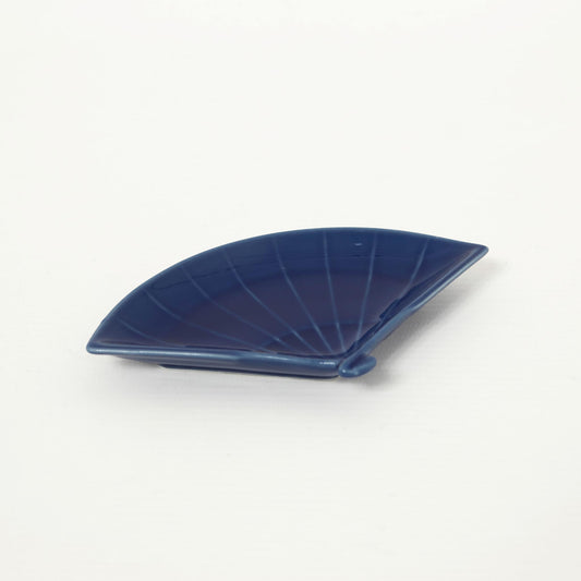 Small Plate Fan Blue 13cm