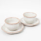 Flower Shaped Cup & Saucer (Set of Two)