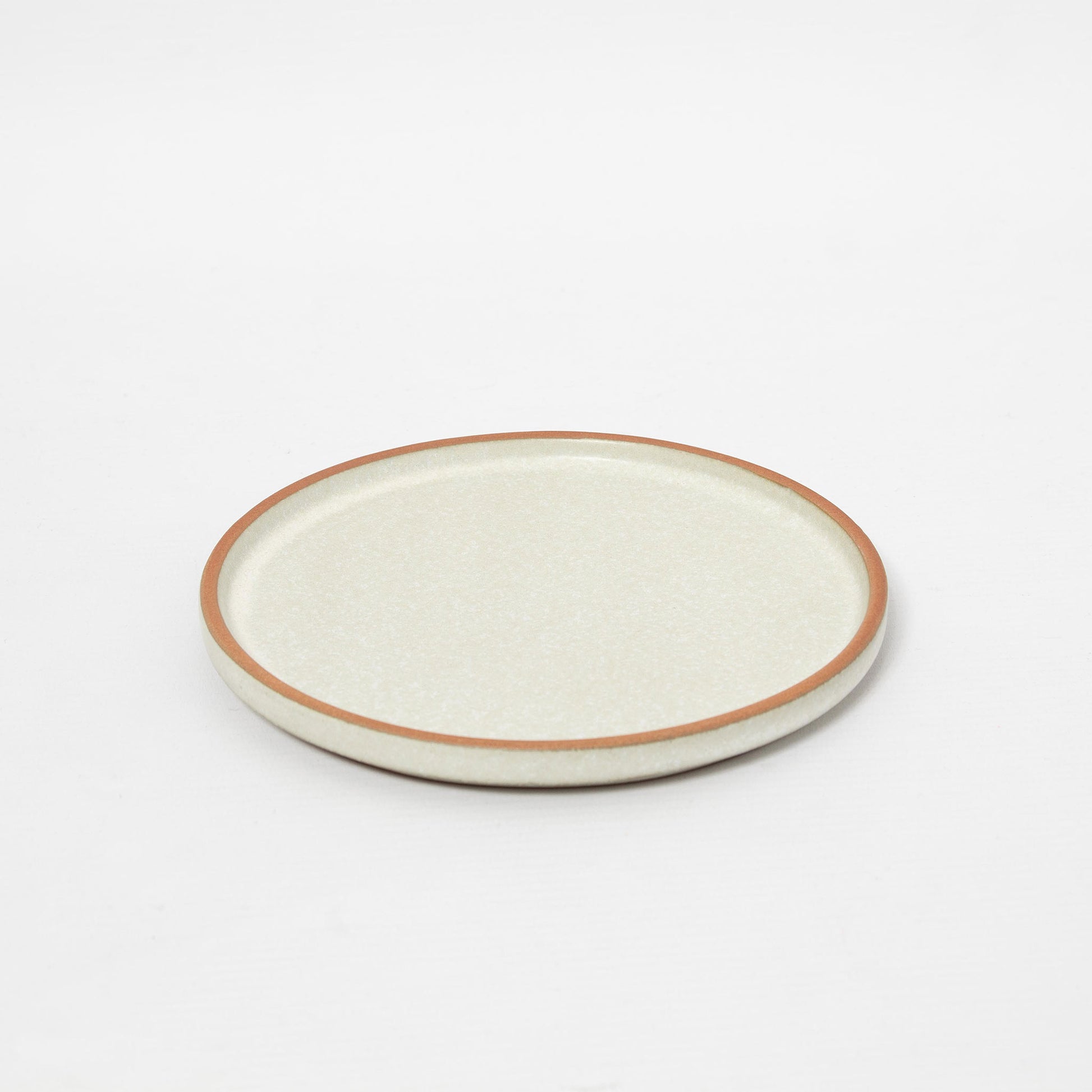 Flat Side Plate White 16.3cm