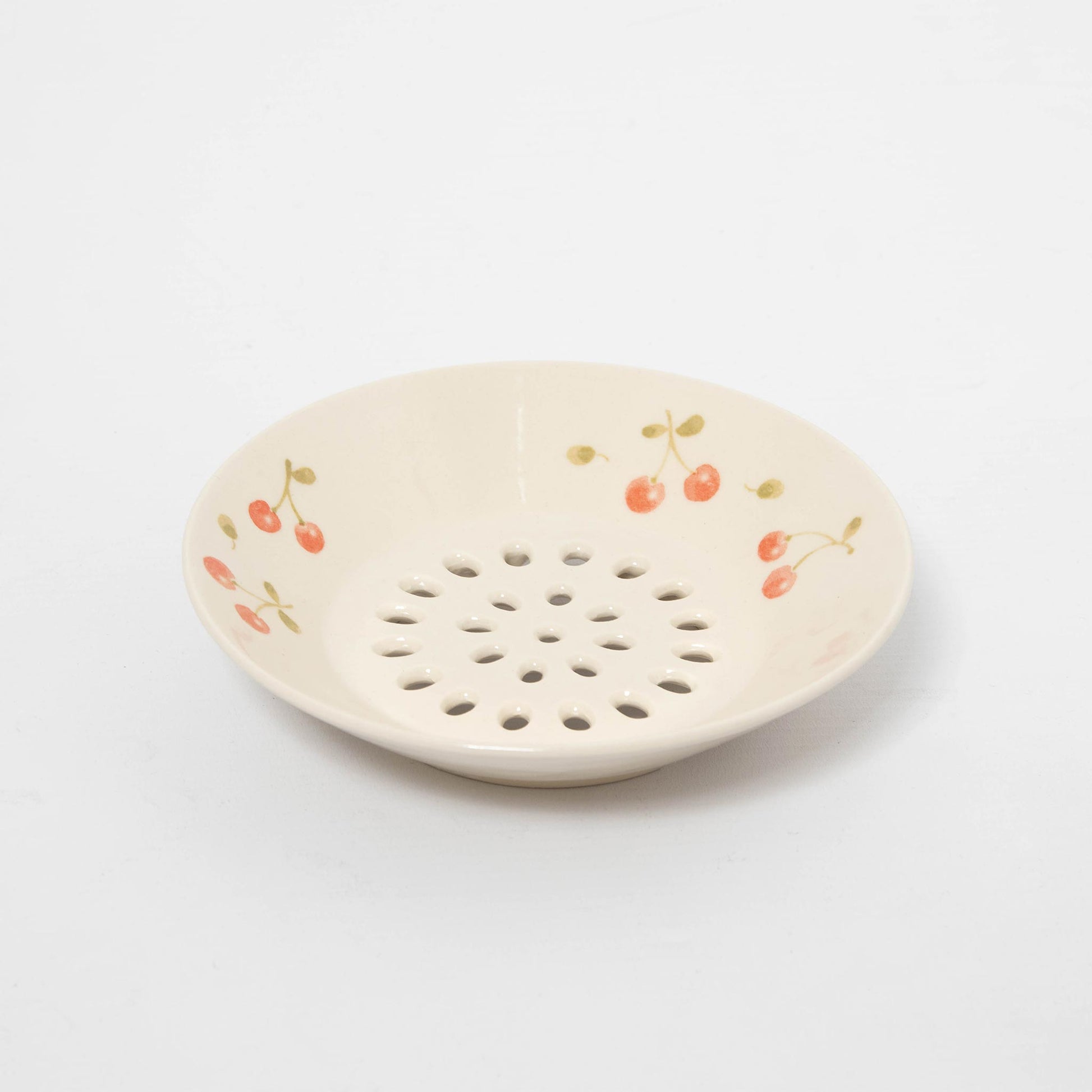 Colander with Plate - Cherry