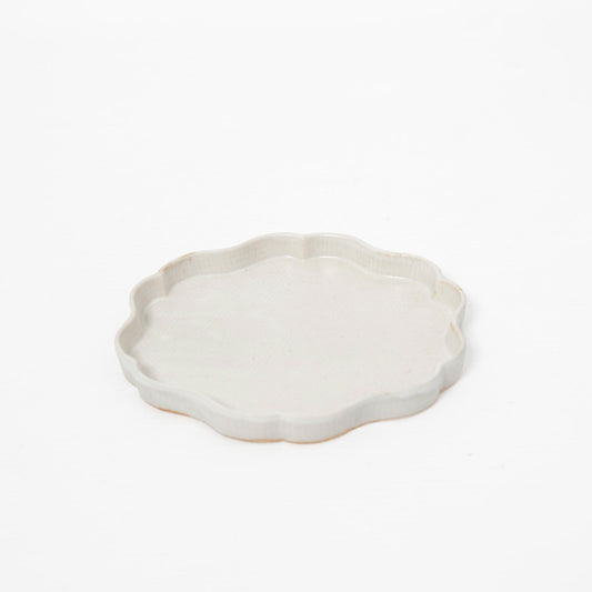 Small Plate Wasanbon White 11.5cm