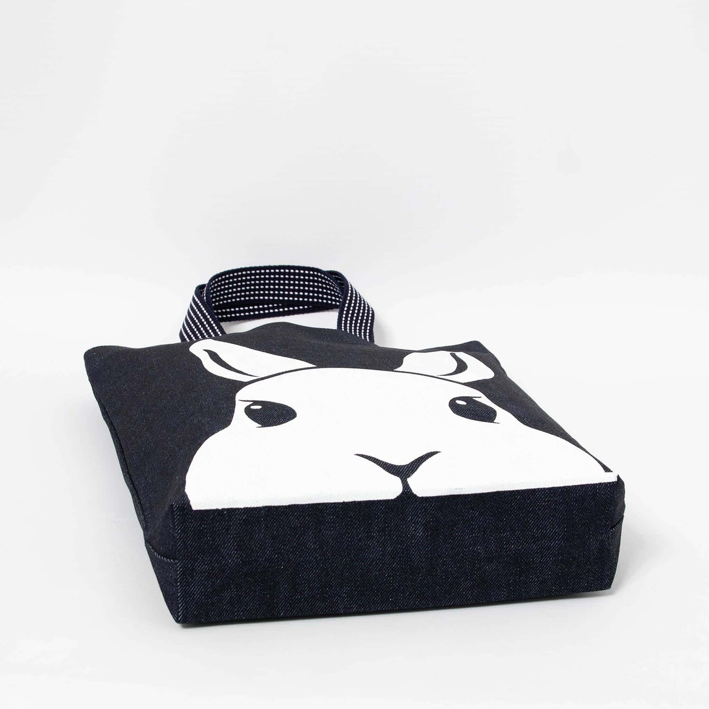 Kurashiki Denim Indigo Shoulder Pouch - Rabbit