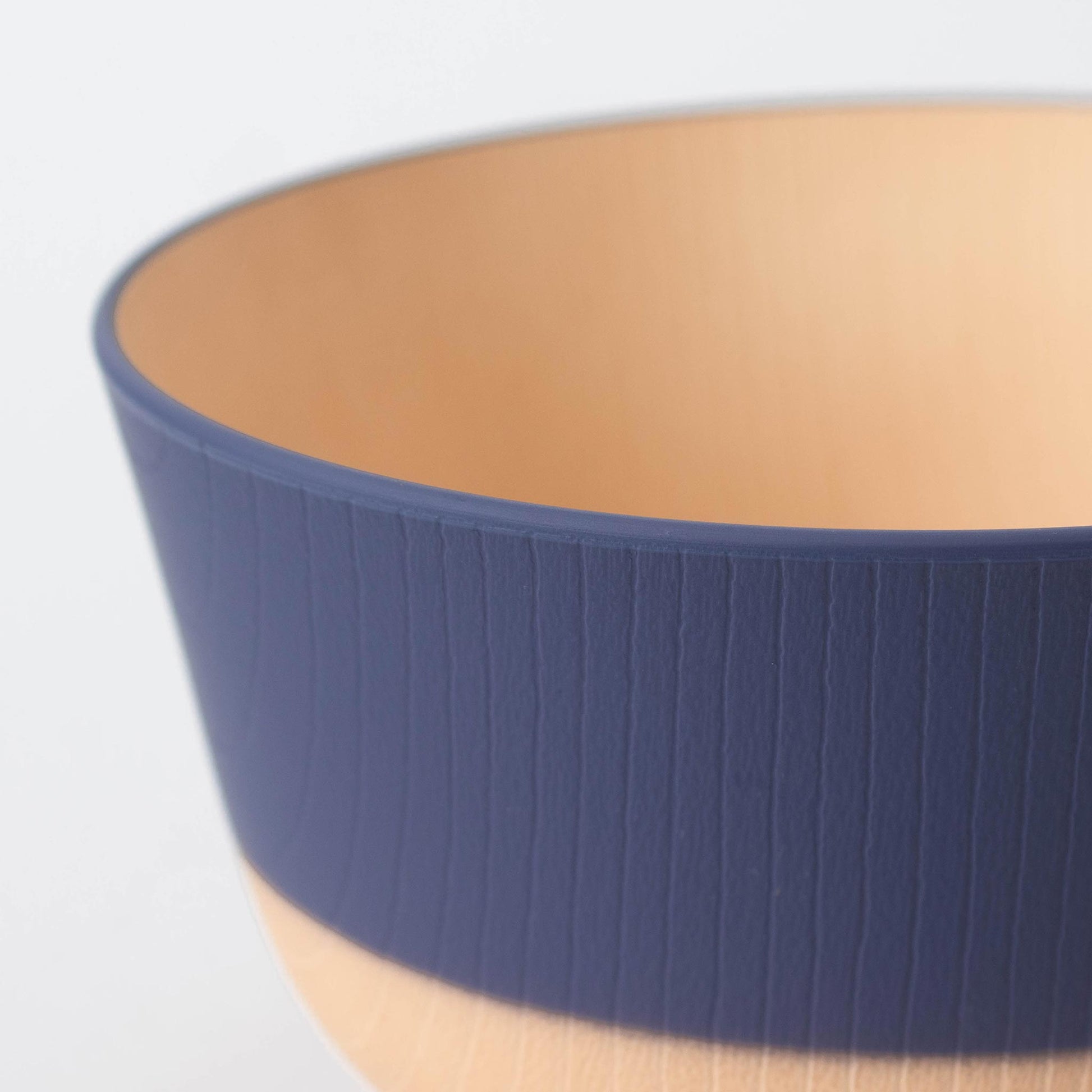 Pale Colour Miso Soup Bowl Large - Walnut Brown