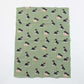 Tenugui Handkerchief - Black Shiba