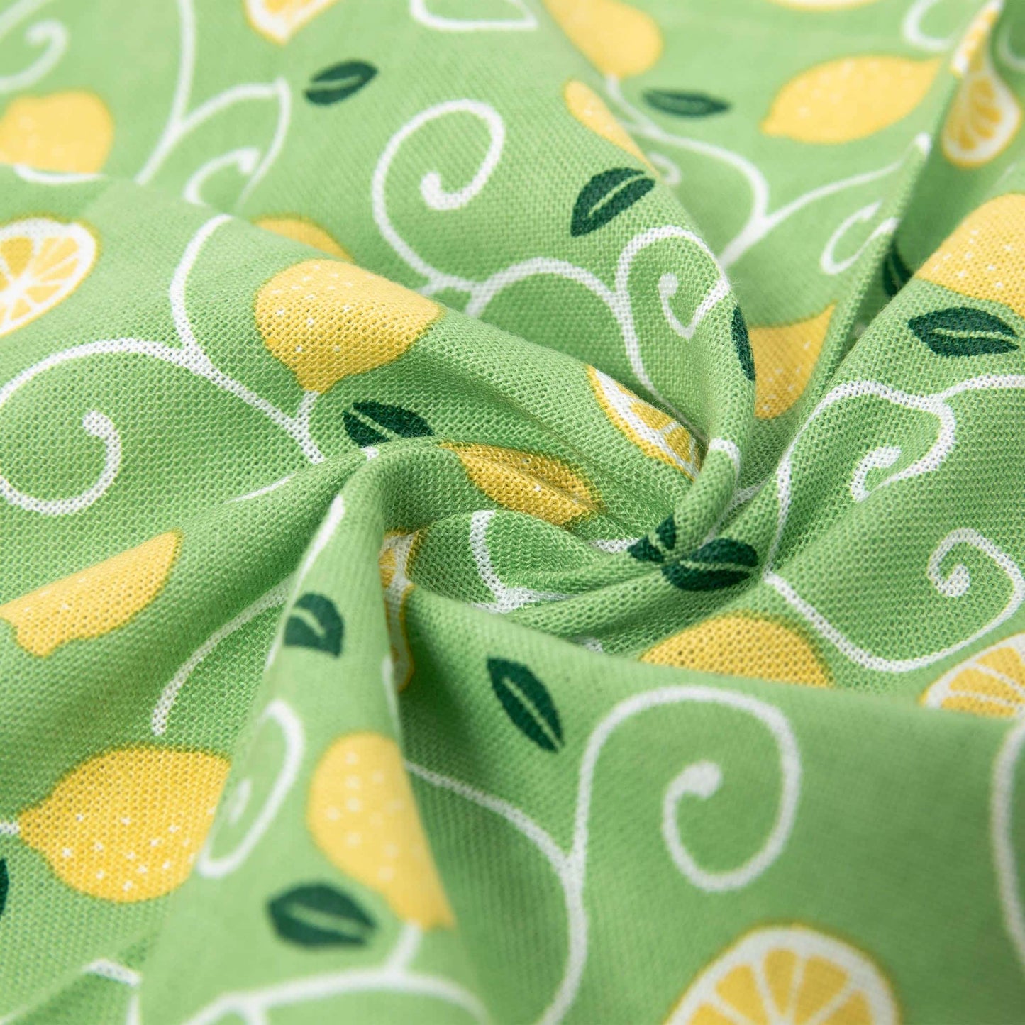 Tenugui Handkerchief - Lemon Karakusa