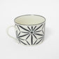 Coffee Cup and Saucer Komon Hemp Leaves