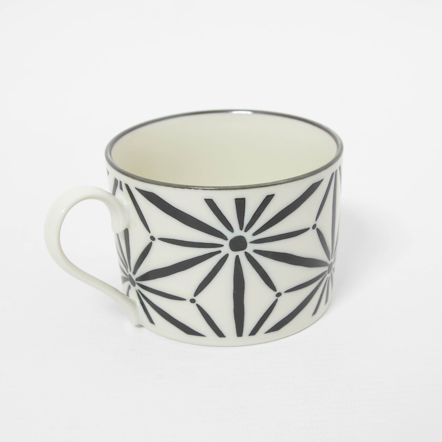 Coffee Cup and Saucer Komon Hemp Leaves