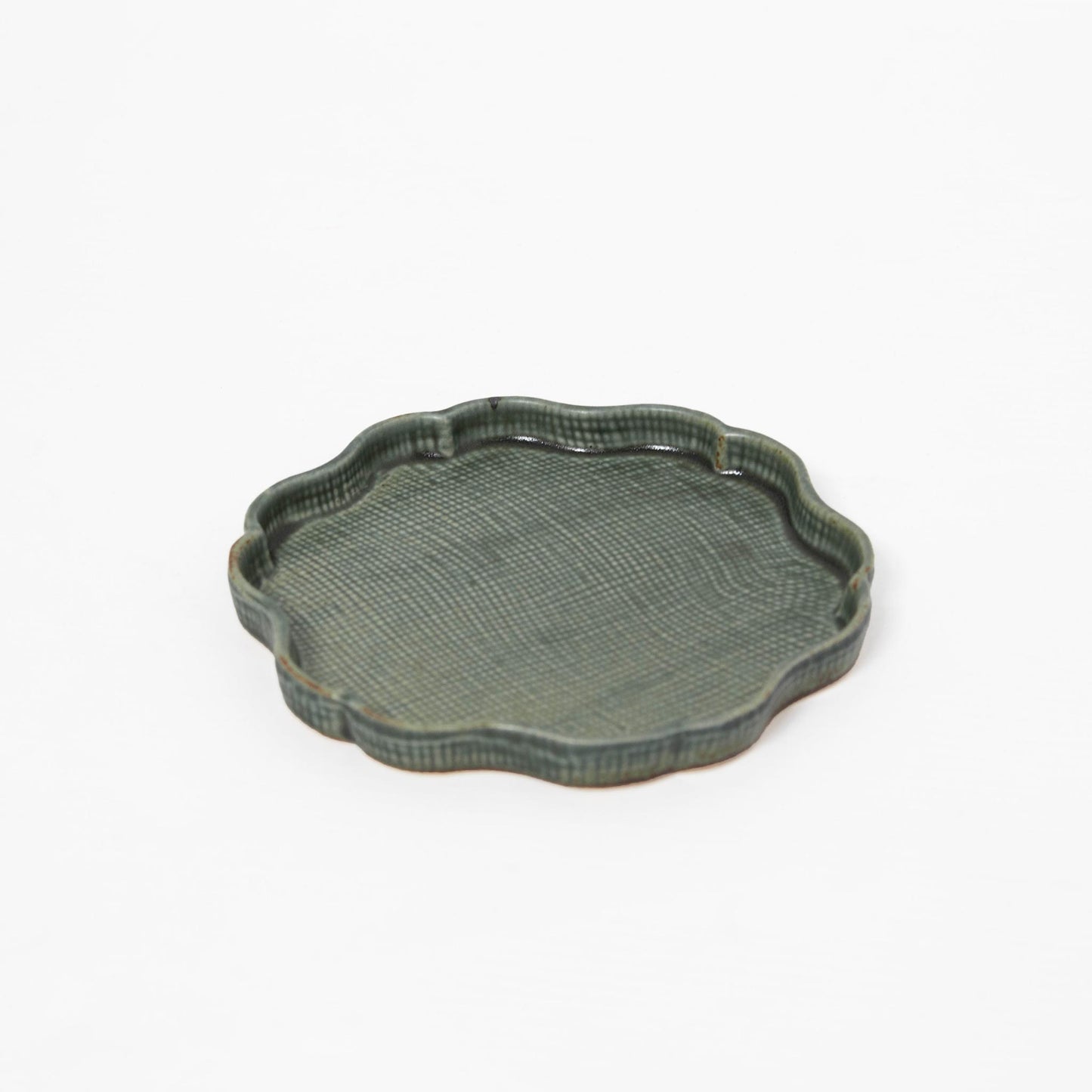 Small Plate Wasanbon Green 11.5cm