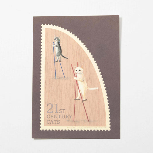 Postcard Takeuma Bamboo Stilts by POTTERING CAT