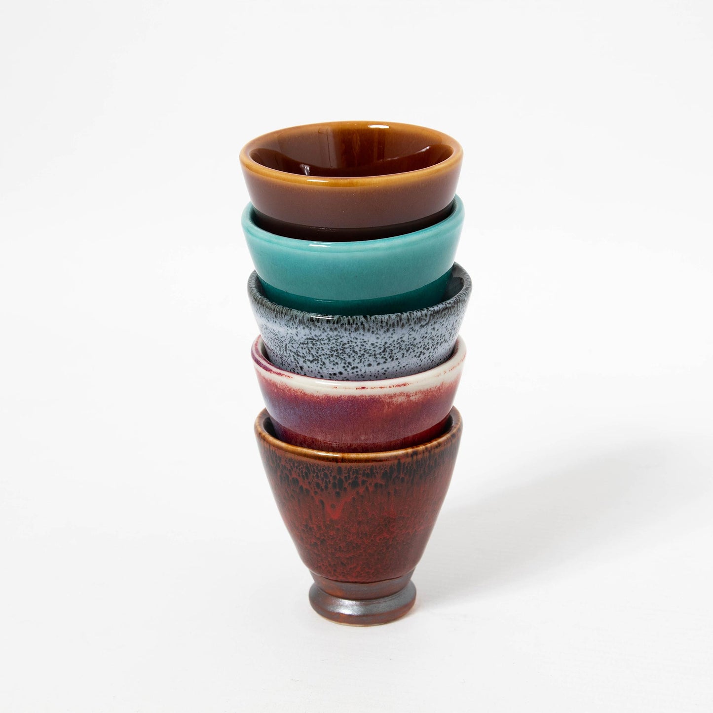 Colourful Sake Cups (Set of Five)